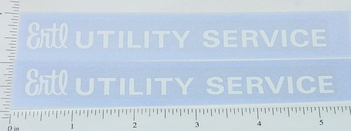 Pair ertl fleetstar - ertl, utility