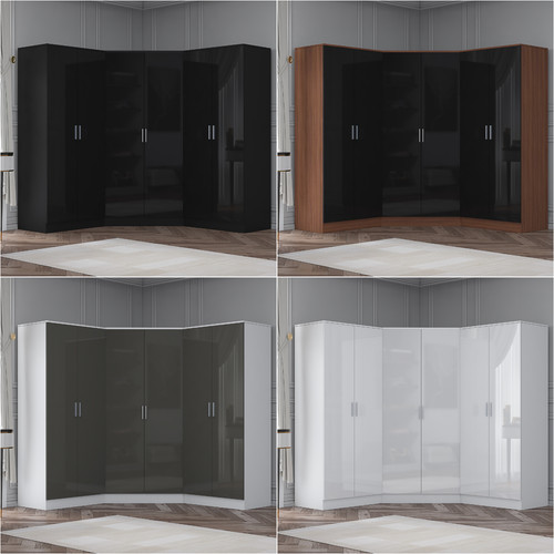 Reflect gloss door wardrobe - gloss,