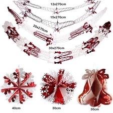 White/Red Christmas Foil