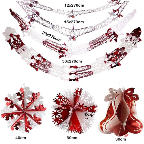 White red christmas foil - christmas,