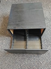 Vintage CD Storage Unit Black