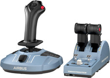 Flight Simulator Joystick and Throttle Set for PC with Realistic Airbus Controls