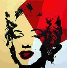 ANDY WARHOL GOLDEN MARILYN