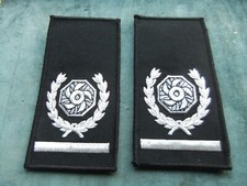 Fire Brigade Epaulette Slides Rank Uniform Firefighter Obsolete sample prototype