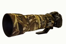 Nikon 200 500mm f5.6 VR Neoprene lens protection camouflage cover Brown Grass