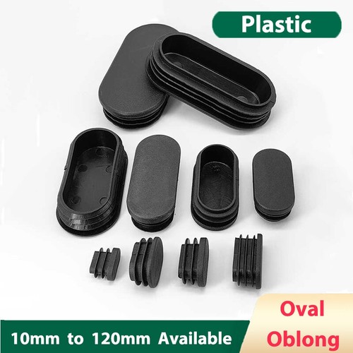 Plastic oblong oval - end, caps