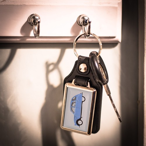 Key ring citroen 2cv keyring - ring,