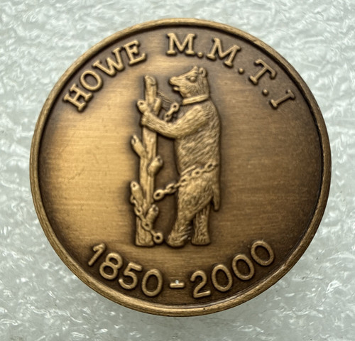 English masonic token howe - english,