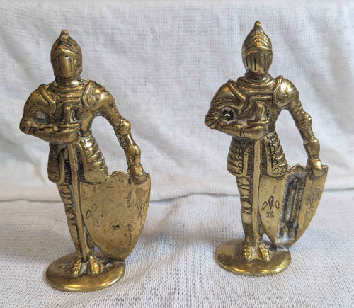 Pair vintage peerage - pair, brass