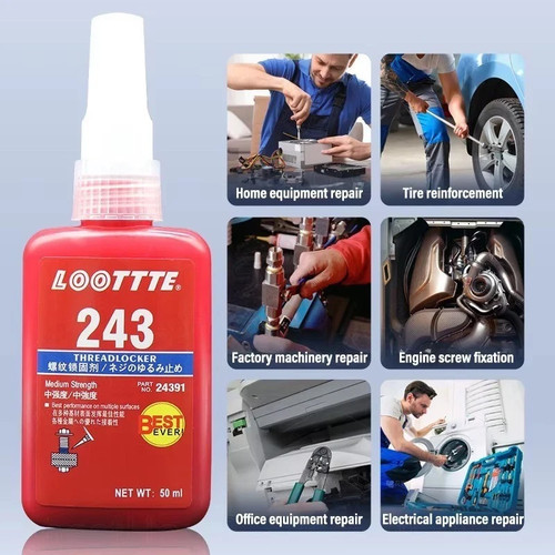Loottte 243 thread lock 50ml - thread,