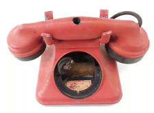 Antique Leich Electric Telephone Shell As-Is For Parts Repair Restoration Prop