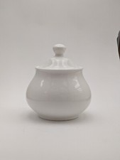 White China Sugar Bowl with Lid Afternoon Tea NEW FREE POST