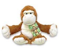 Childrens Plush Heatable Microwave Monkey Soft Toy