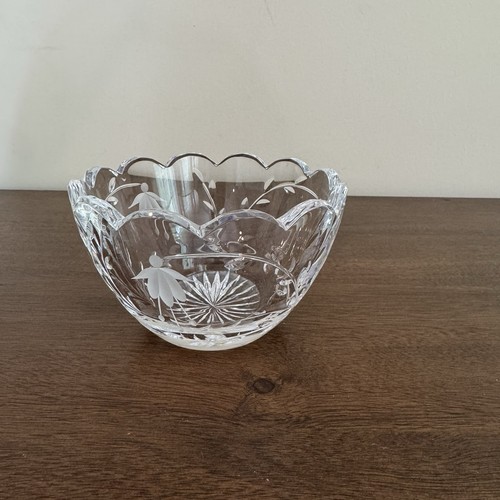 Stuart crystal cut glass bowl - stuart,