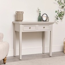Grey 2 Drawer Console /