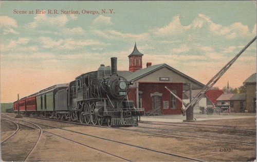 Scene erie station - rr, owego