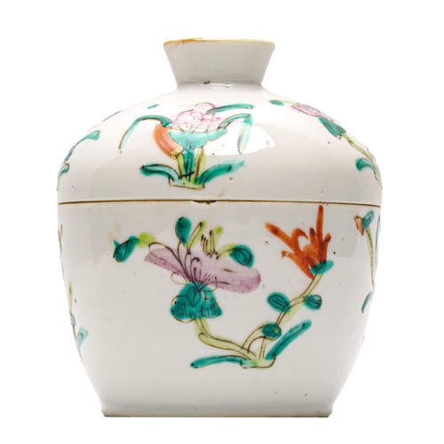 Chinese porcelain jar cover - porcelain,