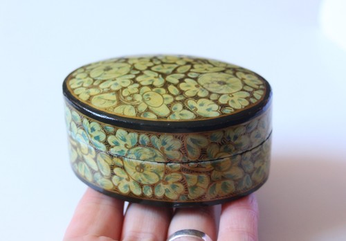 Vintage kashmir hand - vintage, painted