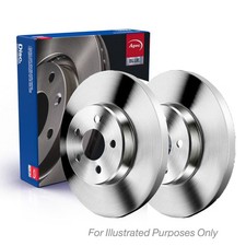 Pair of Apec Brake Disc Rear