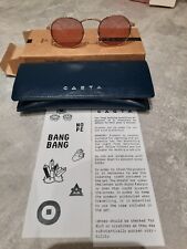 Casta Eyewear Dandy Sunglasses gold frame pink lenses BNIP Designer Unisex