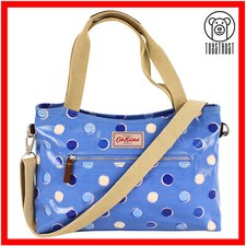 Cath Kidston Shoulder Bag Cross Body Zipped Handbag Polka Dot Button Spot CO87
