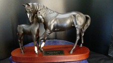 Beswick Black Beauty & Foal