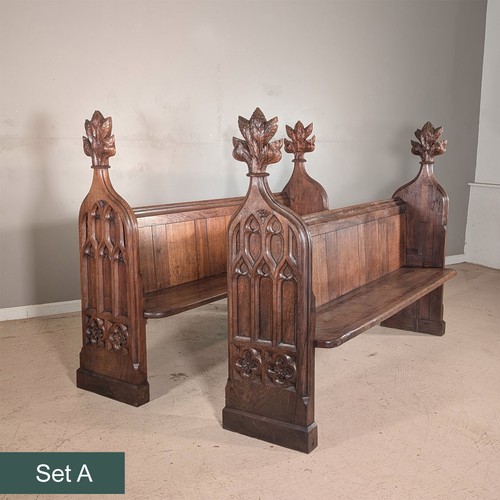 Antique gothic carved oak - antique,