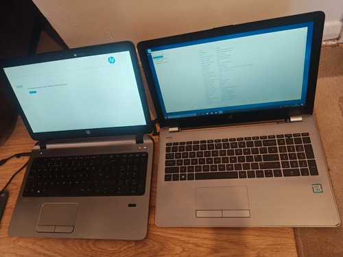 Laptop joblot - hp,