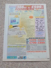 Amstrad 386SX Mega Plus PC SEGA Mega Drive Advert Silica Vintage Computer