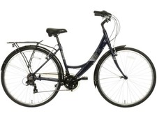 Apollo Elyse Womens 21 Gears Alloy Hybrid Bike Navy - 16" Small (Scratched) B+