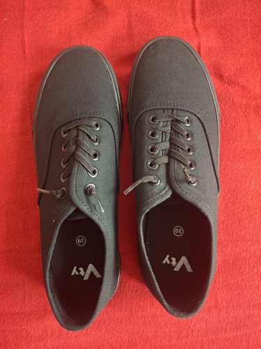 Vty black canvas - trainers, 6