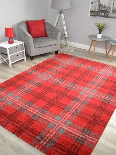 Tartan rugs hall runners new - rugs,