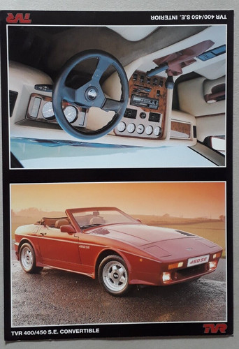 Tvr 400 450 e convertible - tvr,