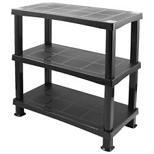 3 Tier Plastic Shelving Unit