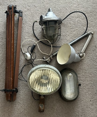 Industrial metal wall lamps - metal,