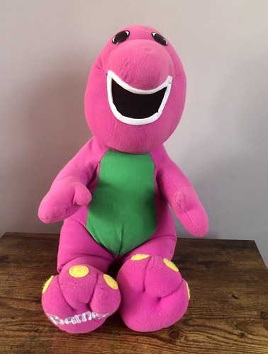 Vintage talking barney - 18”,