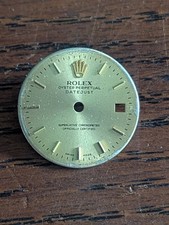 Rolex Oyster Perpetual Datejust Ladies Watch Dial, Used, 20mm Diameter #P137