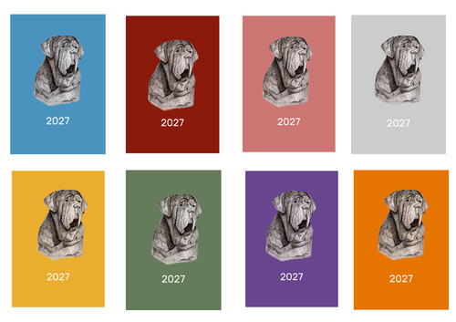 Neapolitan mastiff 2027 diary - 2027,