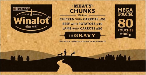 Winalot meaty chunks - winalot, mixed
