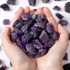 Amethyst Crystal Stone Natural Raw Amethyst Crystal Rocks Rough Stones 1" Bulk R