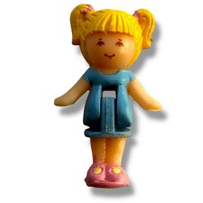 Vtg Polly Pocket Bluebird 1991  Figure Doll 90s Tiny Tina / Pretty Hair Polly