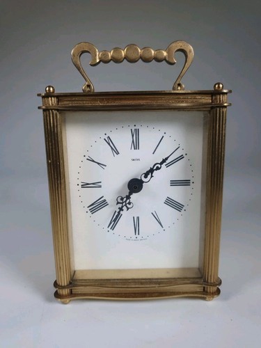Vintage smiths brass carriage - vintage,