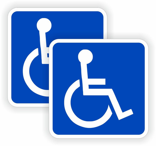 Square handicap symbol - (2),
