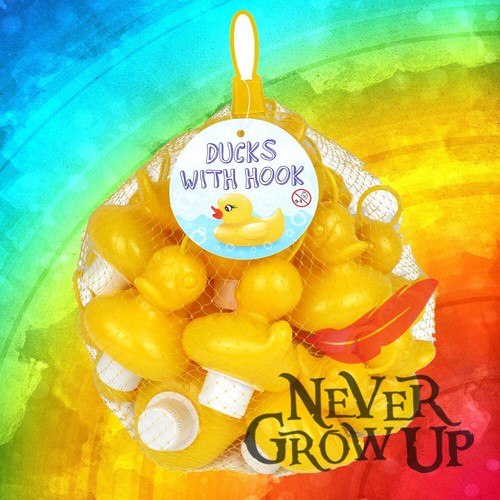 Ngu yellow ducks with - yellow,