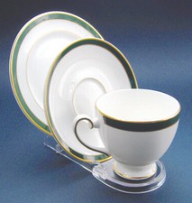 Black Cup Saucer and Plate Display Stand : Tea Set Display Stand