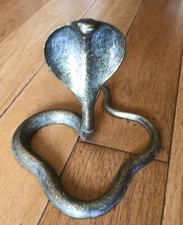 Vintage Brass Cobra Snakes Engraved -(Cage 9)