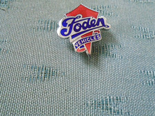 VINTAGE CLASSIC TRUCK LORRY VEHICLE ENAMEL LAPEL BADGE - FODEN VEHICLES