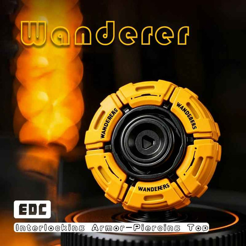 Glowing metal fidget spinner - glowing,