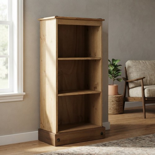 Corona low narrow bookcase - low,