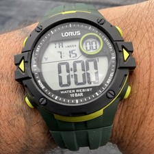 New Lorus Digital 40MM Sports Watch R2327PX9 (No Box)